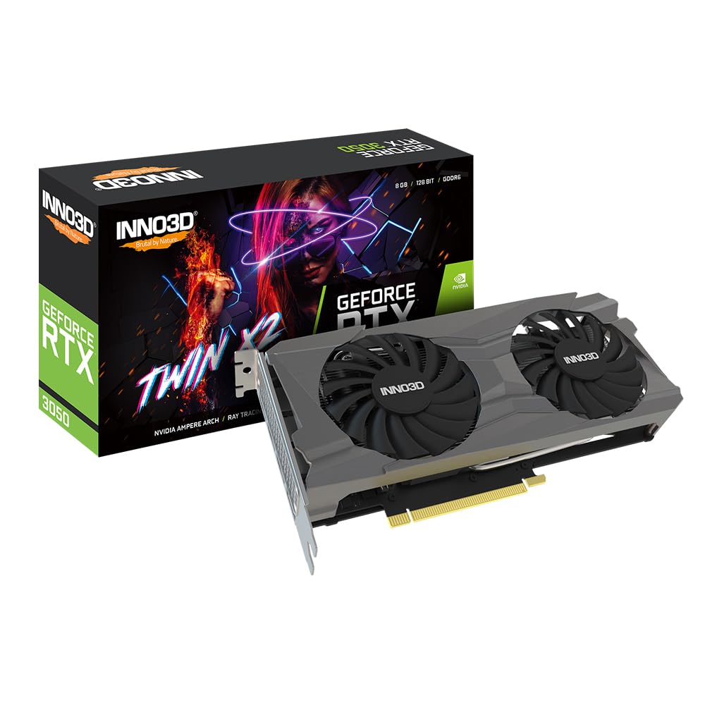 INNO3D Nvidia Geforce RTX 3050 6Gb Twin X2 Gddr6 96-Bit RTX 2050