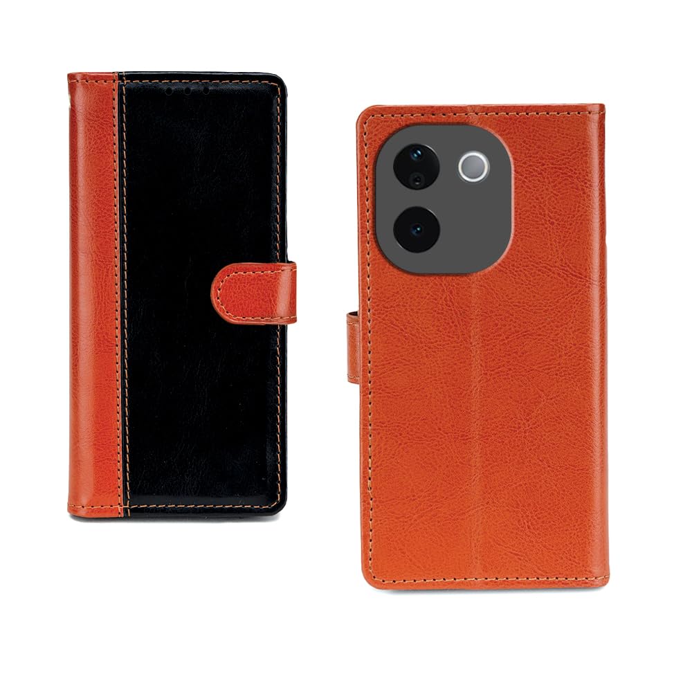 Inktree Flip for iQOO Z9S Pro 5G (Leather_Beige) iQOO Z9s 5G