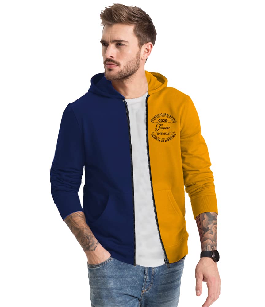 JUGULAR Men's Cotton Zipper Sweatshirt and Hoodies AWG All Weather Gear Hoodies for Men