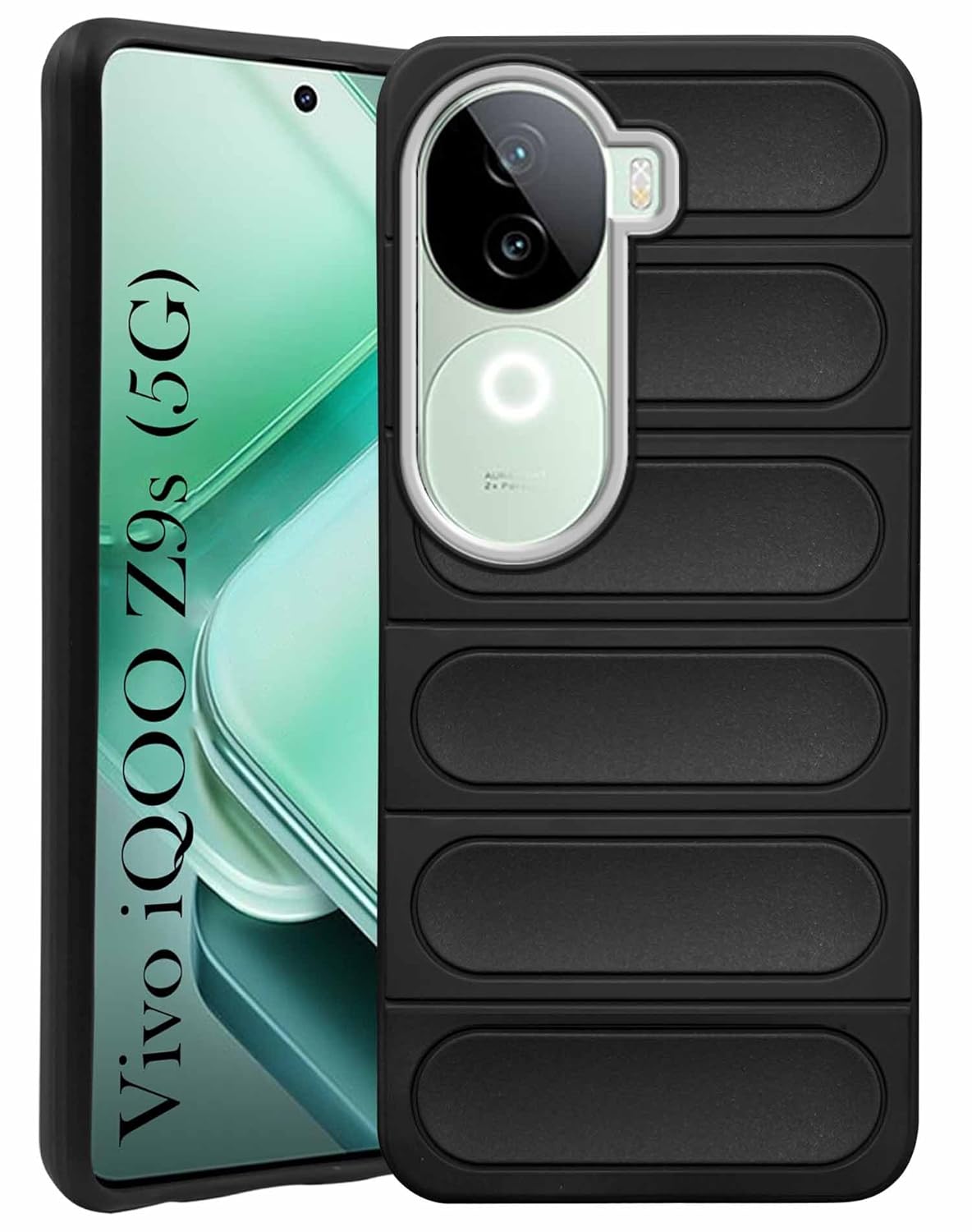 Jkobi Back Cover Case forVivo iQOO Z9s (Matte Liquid Silicone| iQOO Z9s 5G