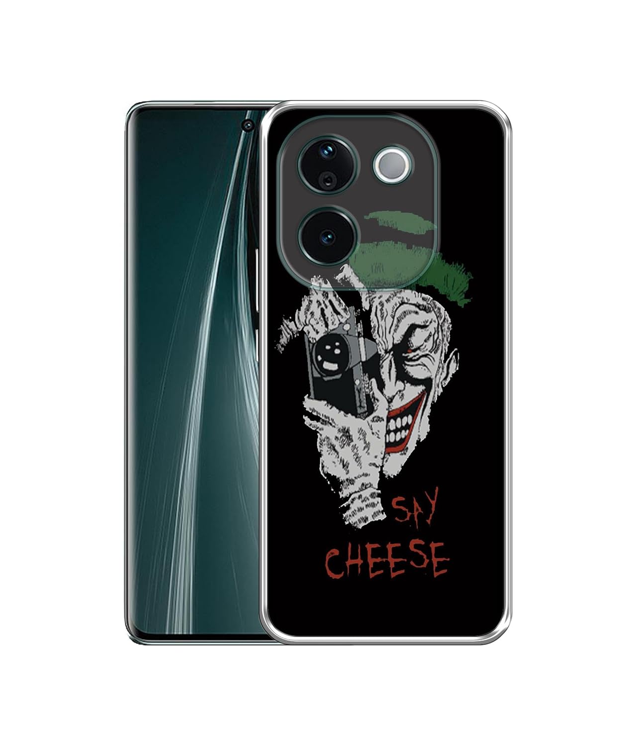 Joker Say Cheese Design Printed Silicon Soft TPU Back Case iQOO Z9s 5G