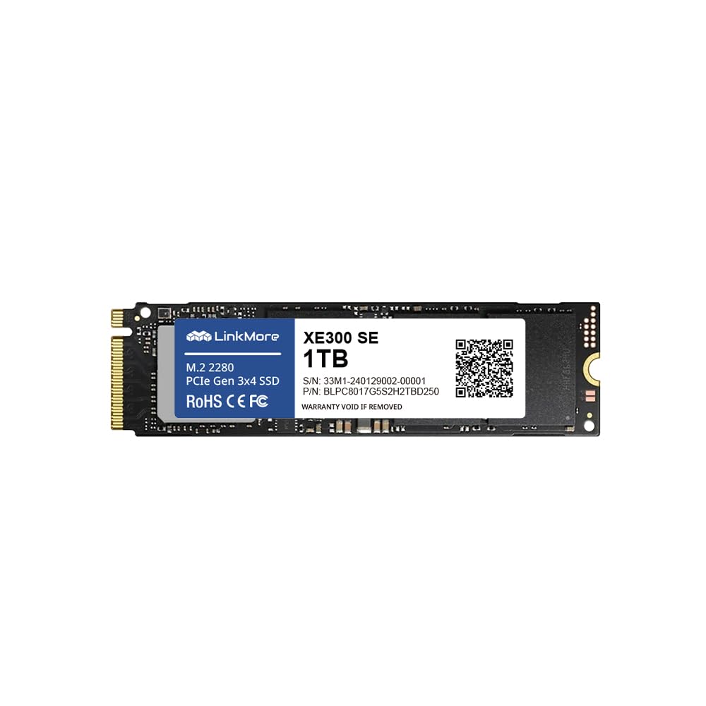 LinkMore XE300 SE 1TB PCIe Gen3 NVMe M.2 2280 Internal 1TB SSD)