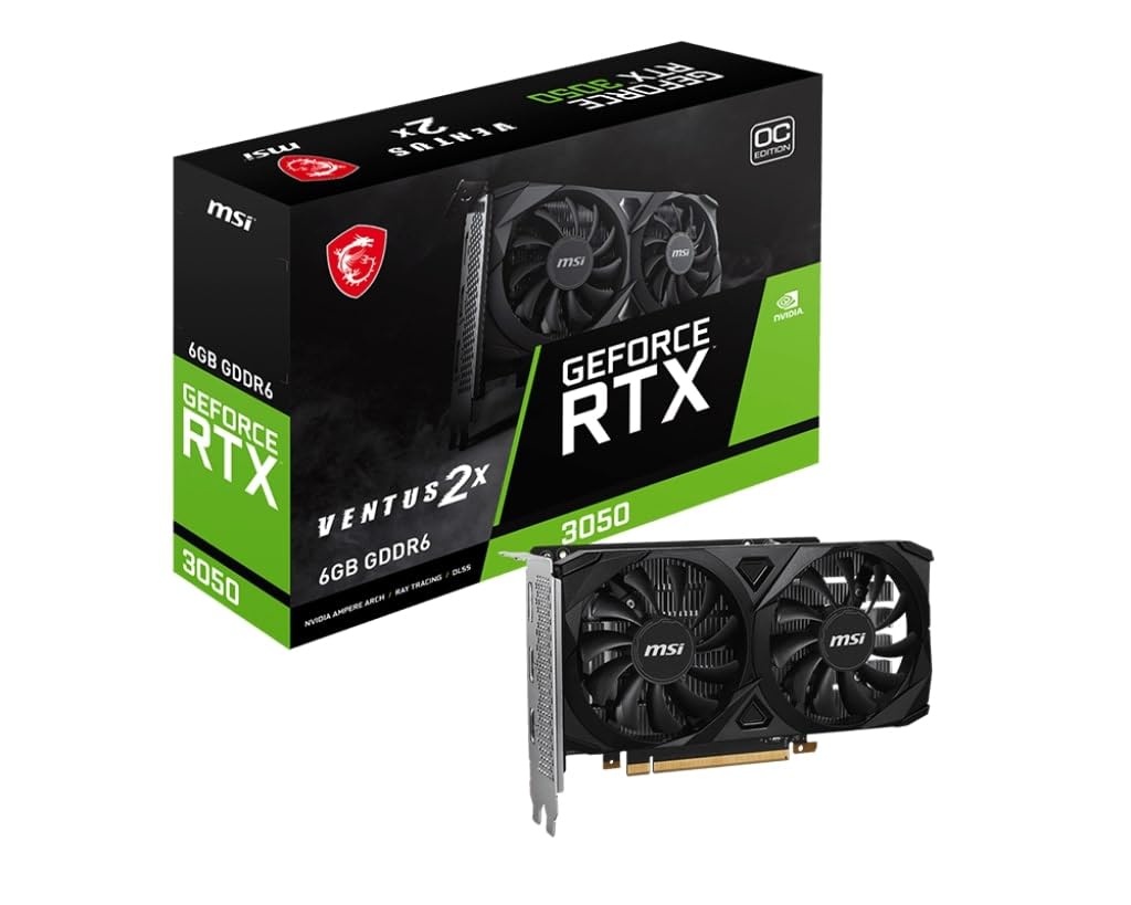 MSI Geforce RTX 3050 Ventus 2X 6G Oc pci_e Graphic RTX 2050