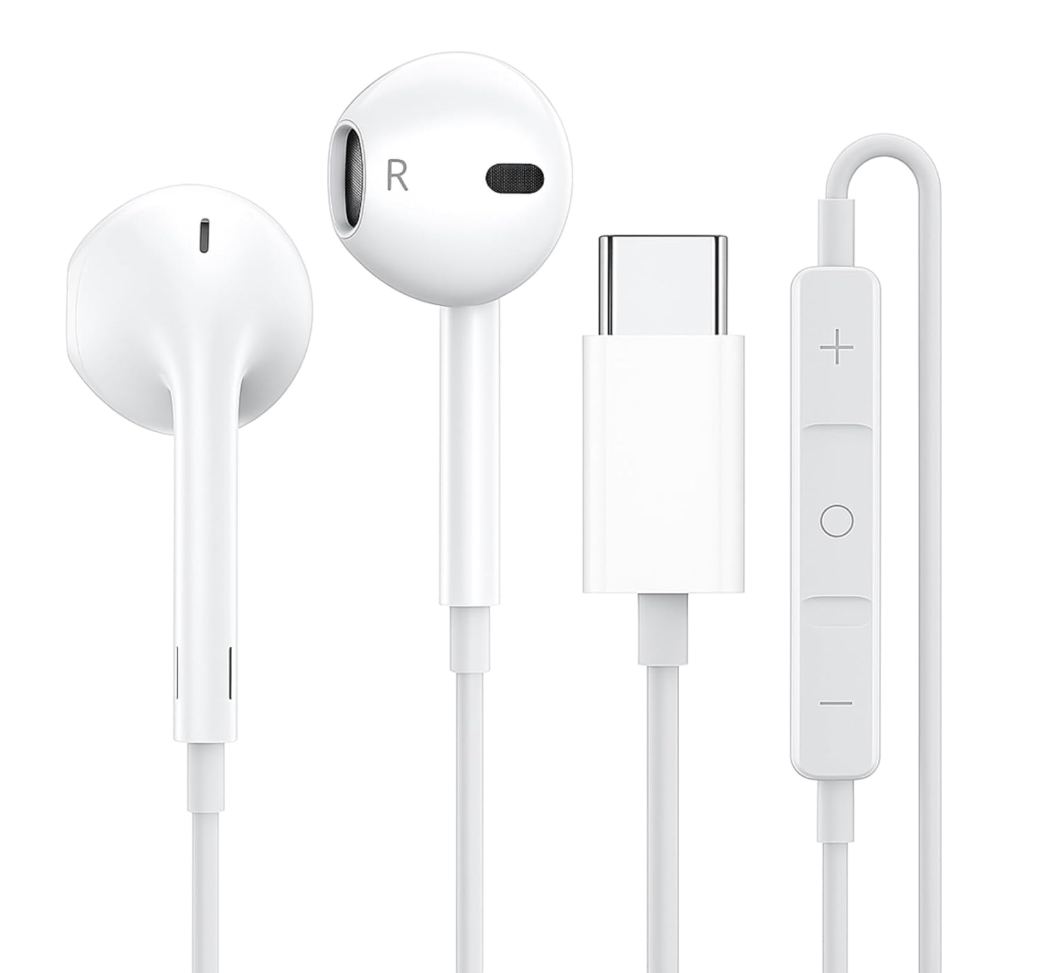 Original USB-C for iPhone 15/16/17 Wired Earphones | High-Fidelity Sound Apple EarPods (USB-C)