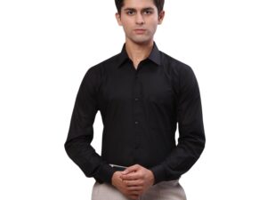 CVC Men’s Poly Satin Silk Full Sleeve Shirt
