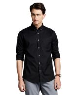 CVC Men’s Poly Satin Silk Full Sleeve Shirt