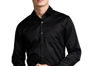 CVC Men’s Poly Satin Silk Full Sleeve Shirt