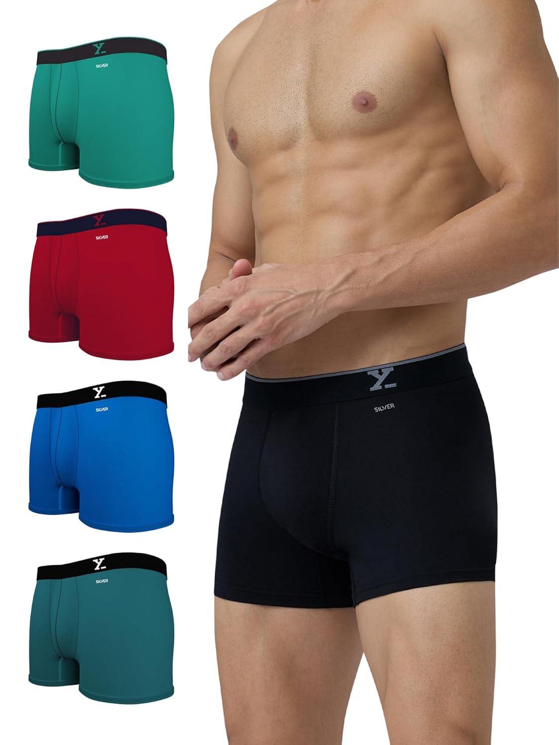 XYXX Men's Aero Super Combed Cotton Regular Fit Solid Antibacterial Jockey Men’s Super Combed Cotton Briefs